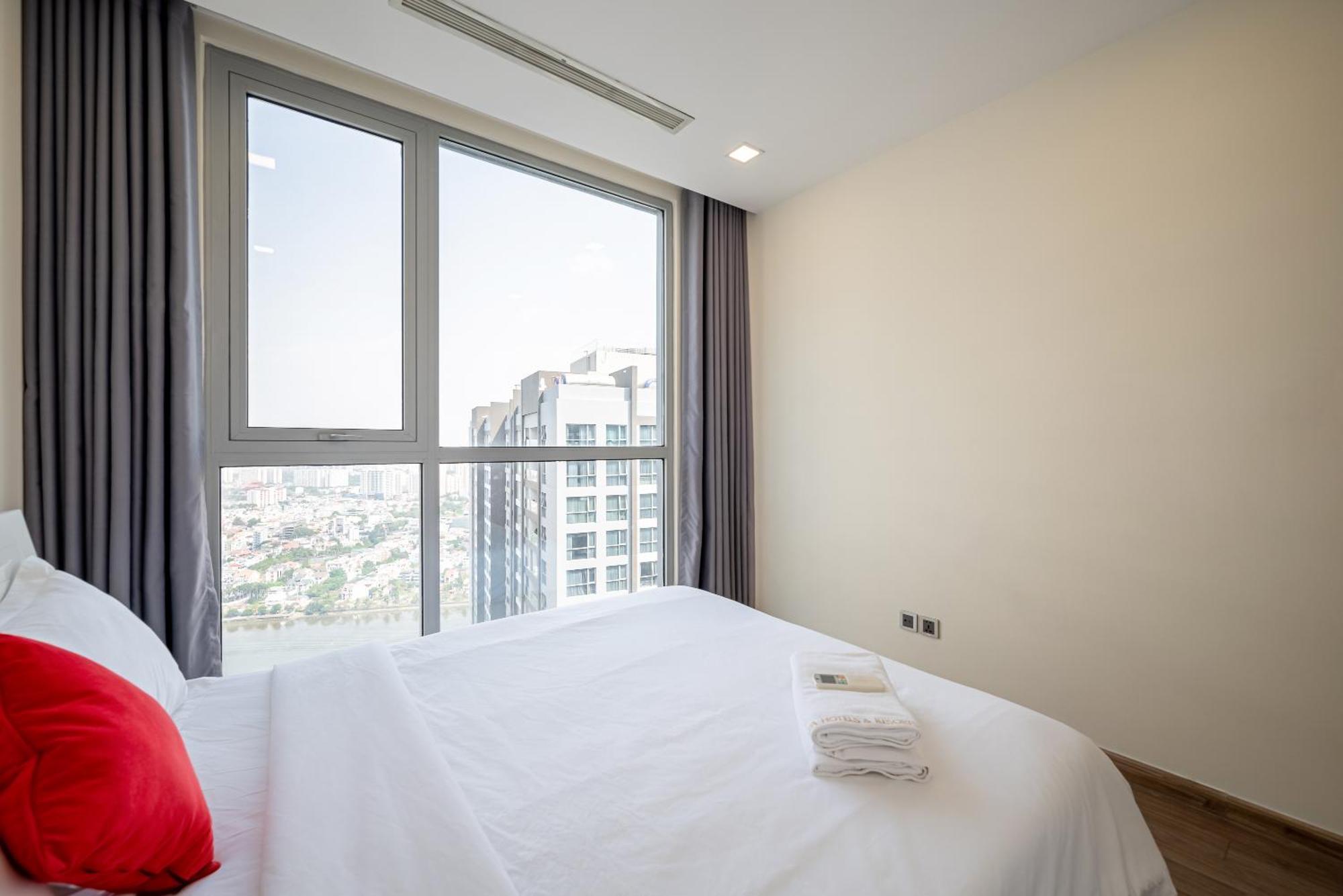 הו צ'י מין סיטי Luxury Apartment At Vinhomes Central Park מראה חיצוני תמונה