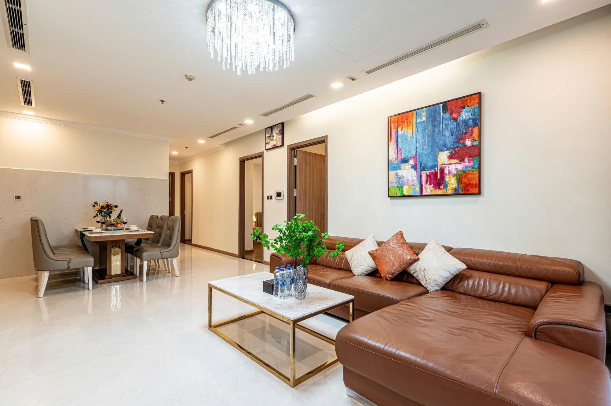 הו צ'י מין סיטי Luxury Apartment At Vinhomes Central Park מראה חיצוני תמונה