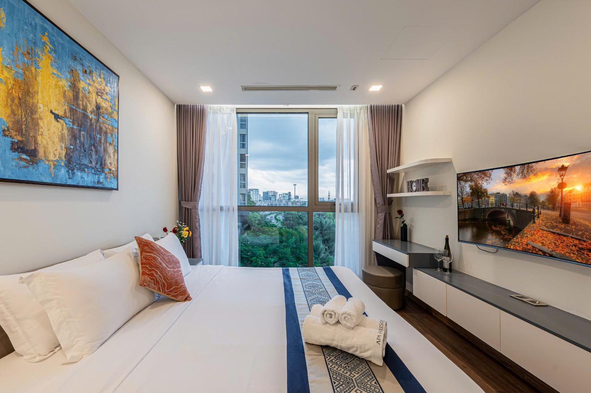 הו צ'י מין סיטי Luxury Apartment At Vinhomes Central Park מראה חיצוני תמונה