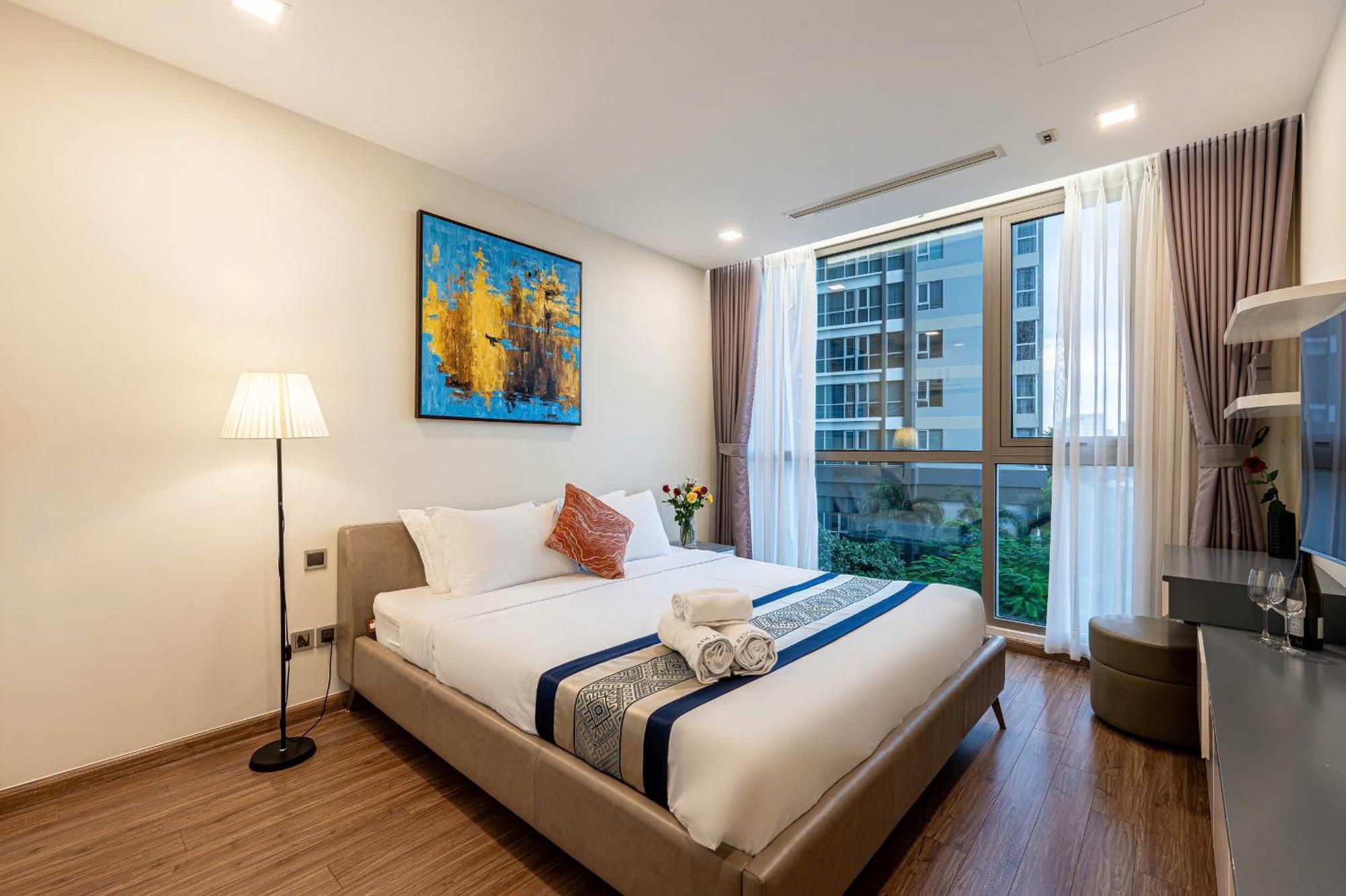 הו צ'י מין סיטי Luxury Apartment At Vinhomes Central Park מראה חיצוני תמונה