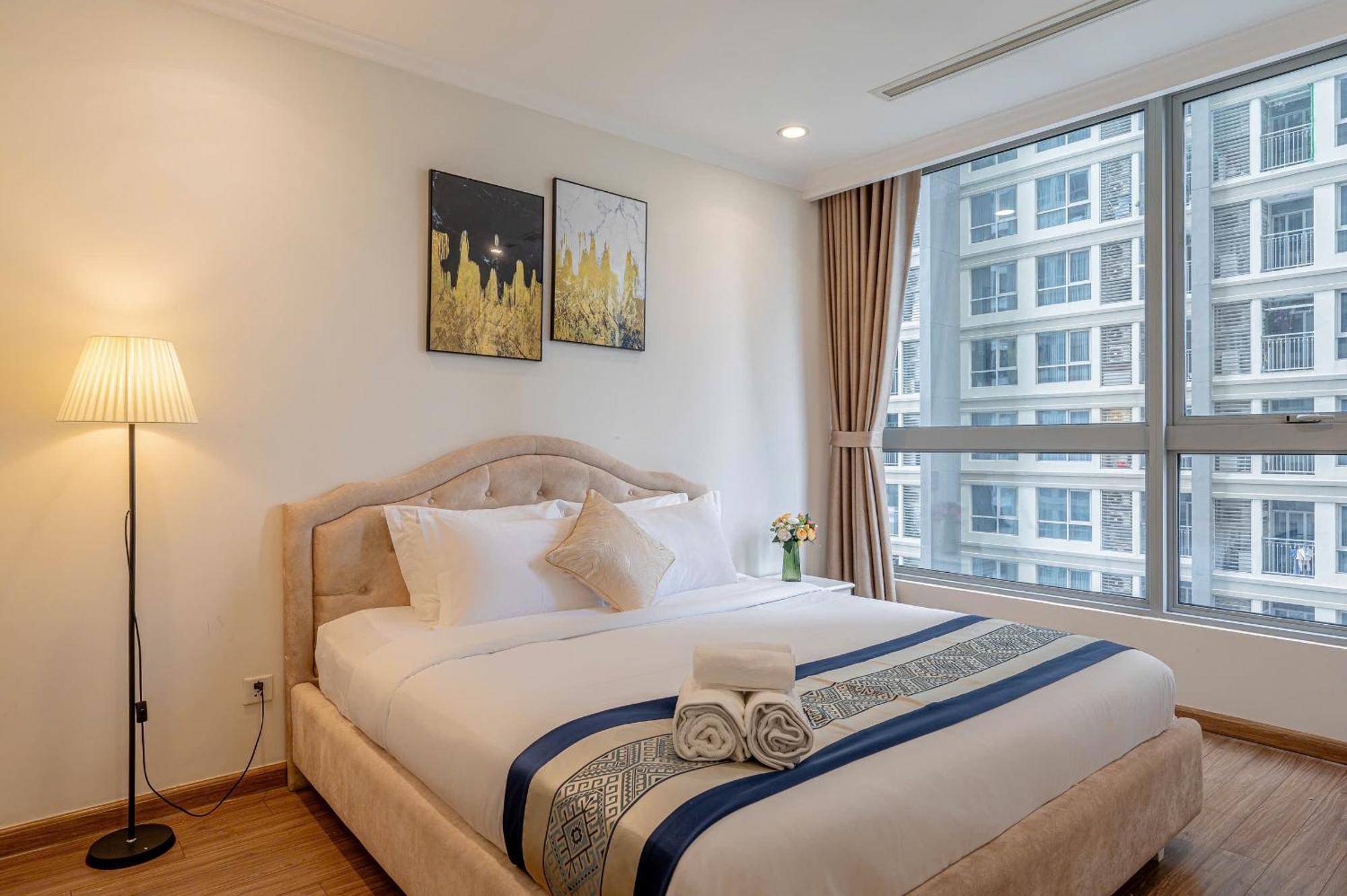 הו צ'י מין סיטי Luxury Apartment At Vinhomes Central Park מראה חיצוני תמונה