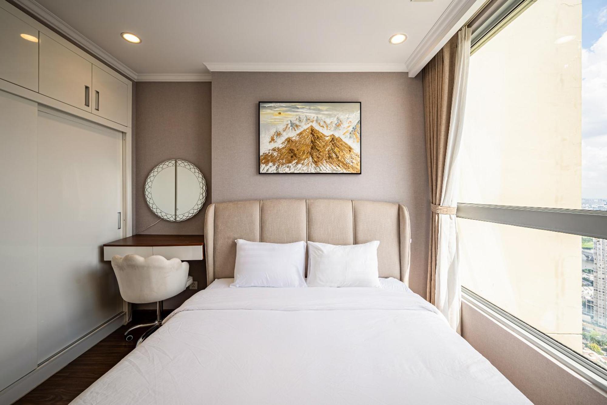 הו צ'י מין סיטי Luxury Apartment At Vinhomes Central Park מראה חיצוני תמונה
