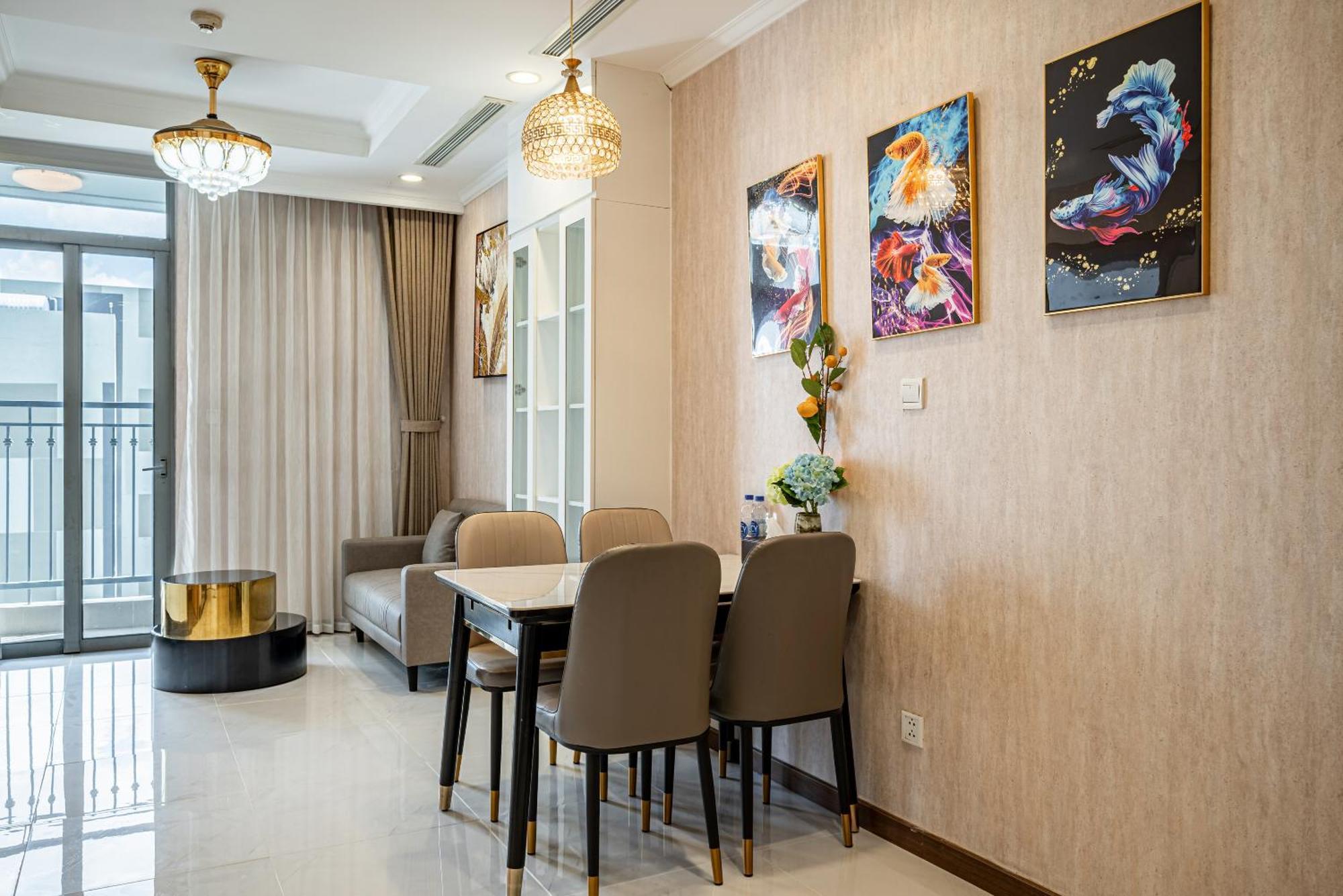 הו צ'י מין סיטי Luxury Apartment At Vinhomes Central Park מראה חיצוני תמונה